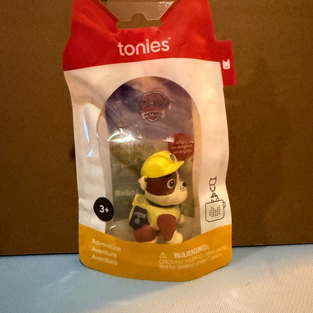 Tonies Rubble PAW Patrol NEW OPEN POUCH Audio Figure